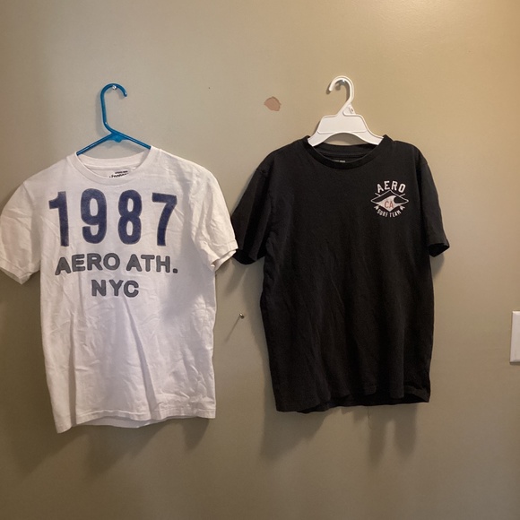 Mens S/P- 2 Aeropostale t shirts - Picture 1 of 4